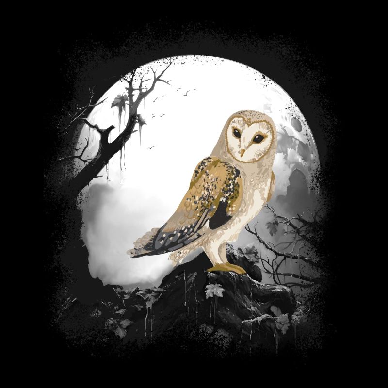 mystisch Eule Eulen Waldbewohner Märchen Kind