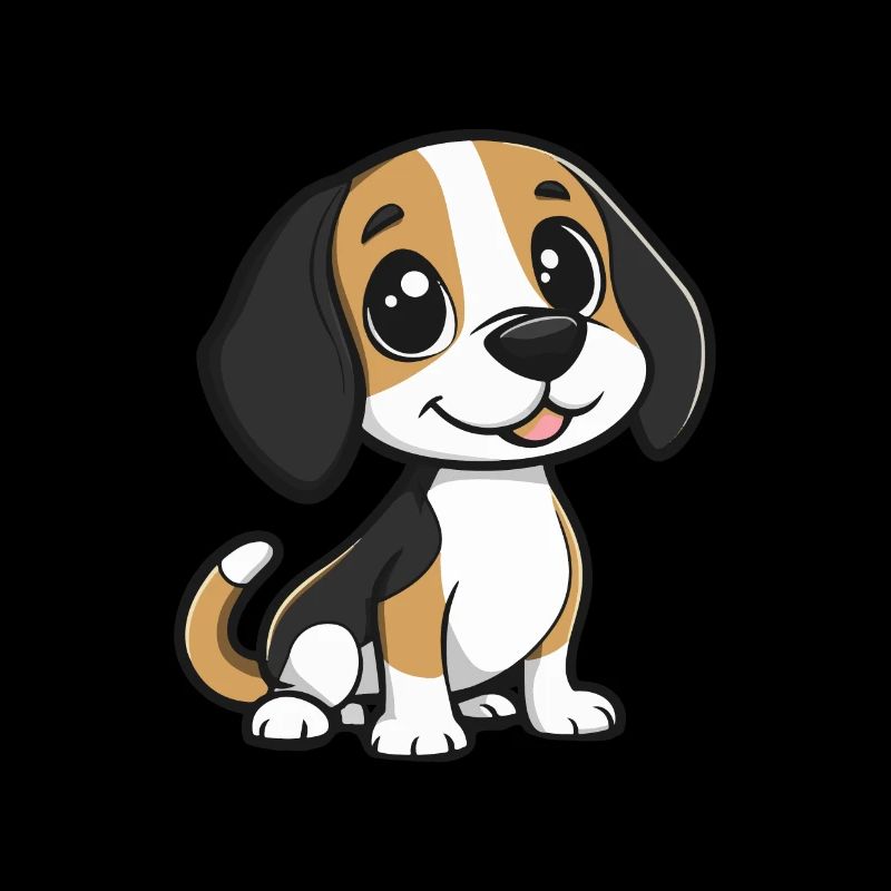 Beagle Hund Comic Niedlich