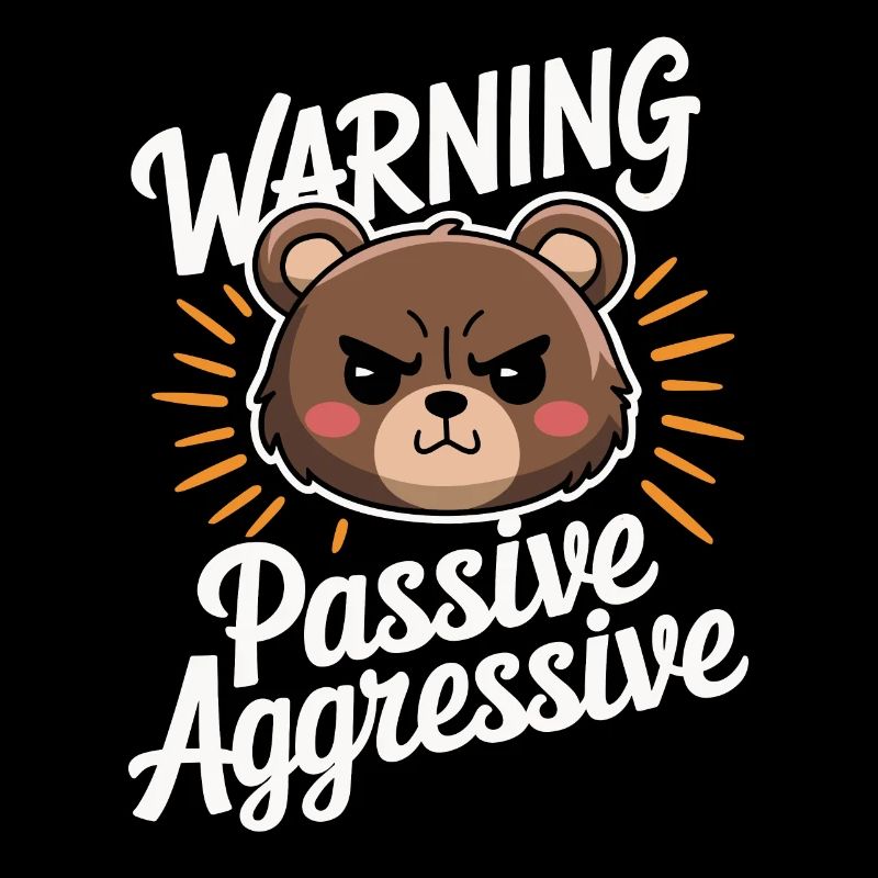 Vorsicht Passiv Aggressiver Bär Comic