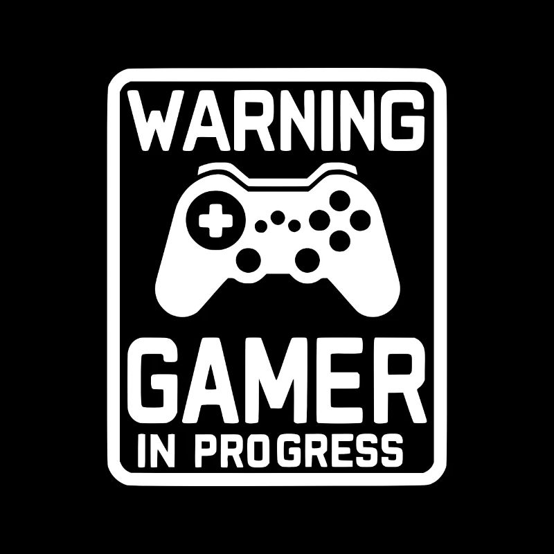 Warning Gamer in Progress