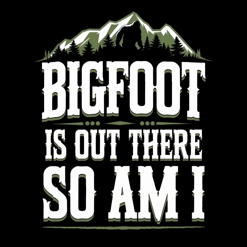 Bigfoot croyant Sasquatch Cryptide Créature de la forêt