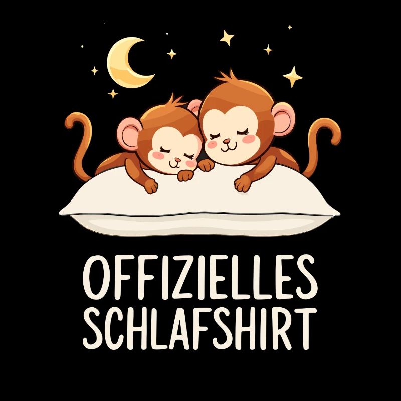 Official Sleep Shirt Monkey Monkey Pair