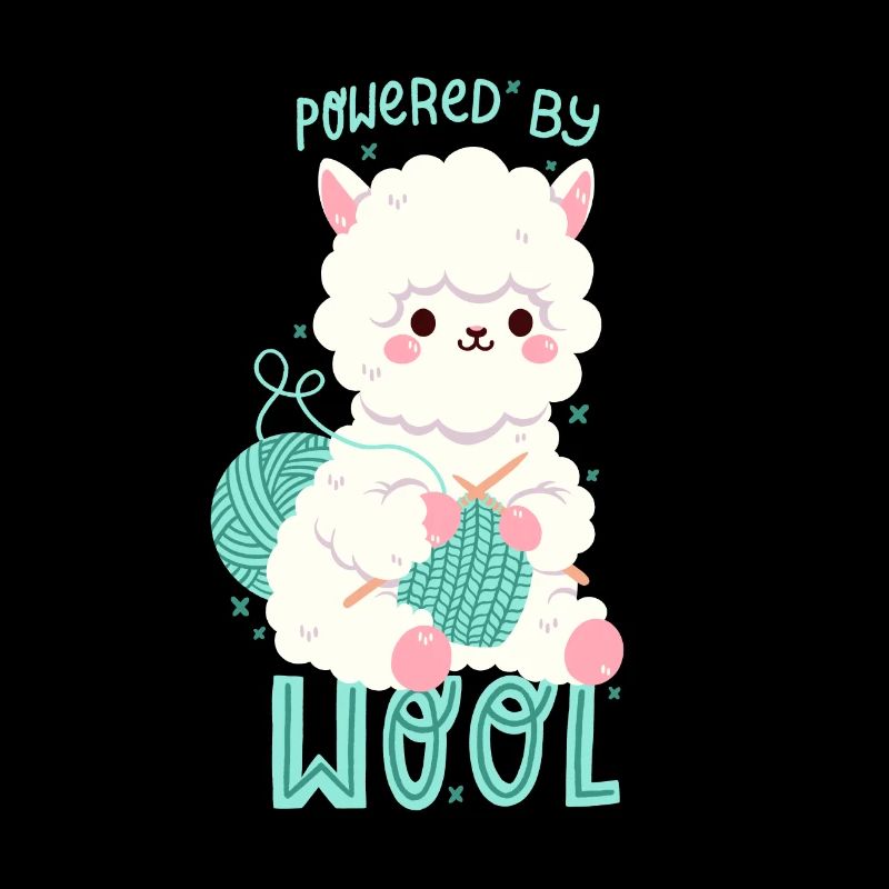 Alpaca with wool