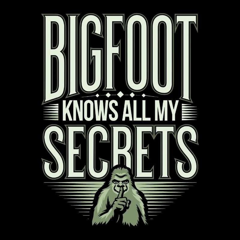 Bigfoot croyant Sasquatch Cryptide Créature de la forêt