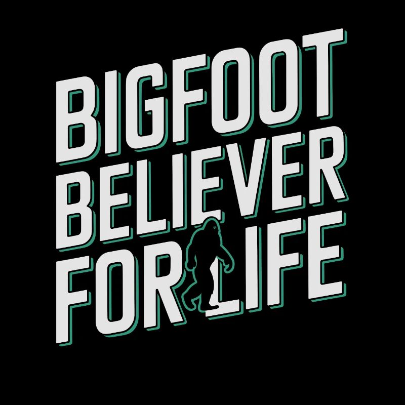 Bigfoot Believer Sasquatch Cryptid Forest Creature