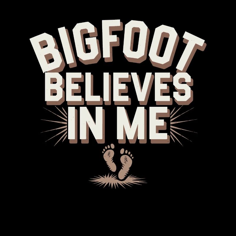 Bigfoot croyant Sasquatch Cryptide Créature de la forêt