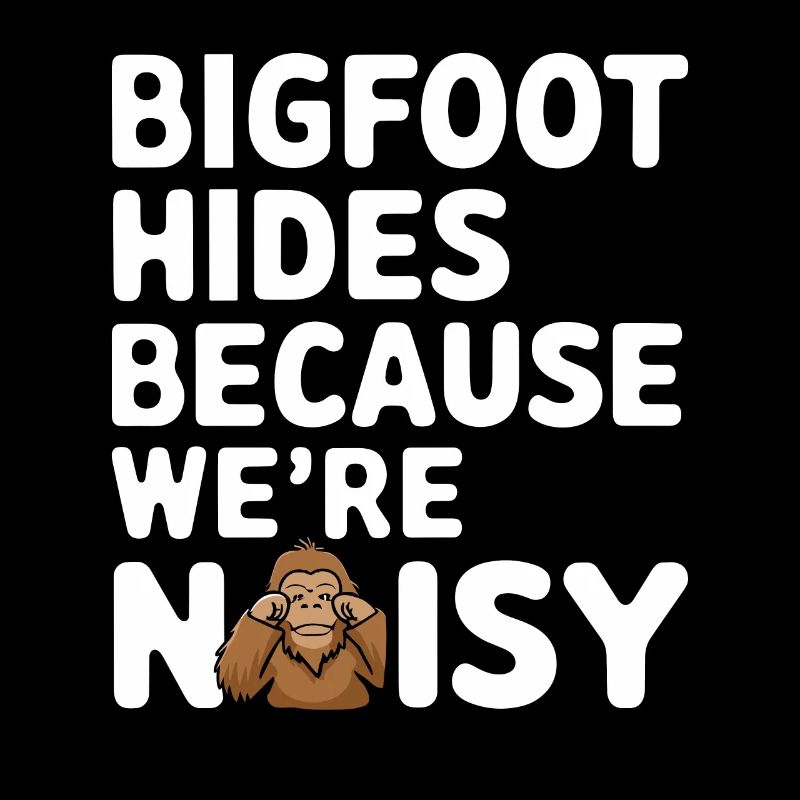 Bigfoot croyant Sasquatch Cryptide Créature de la forêt