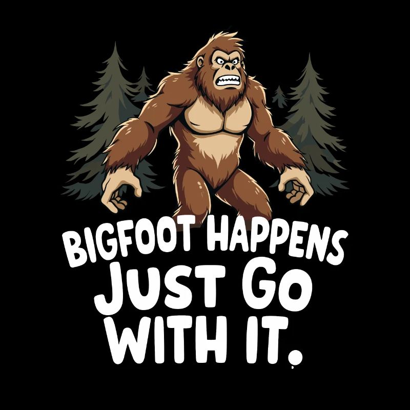 Bigfoot Believer Sasquatch Cryptid Forest Creature
