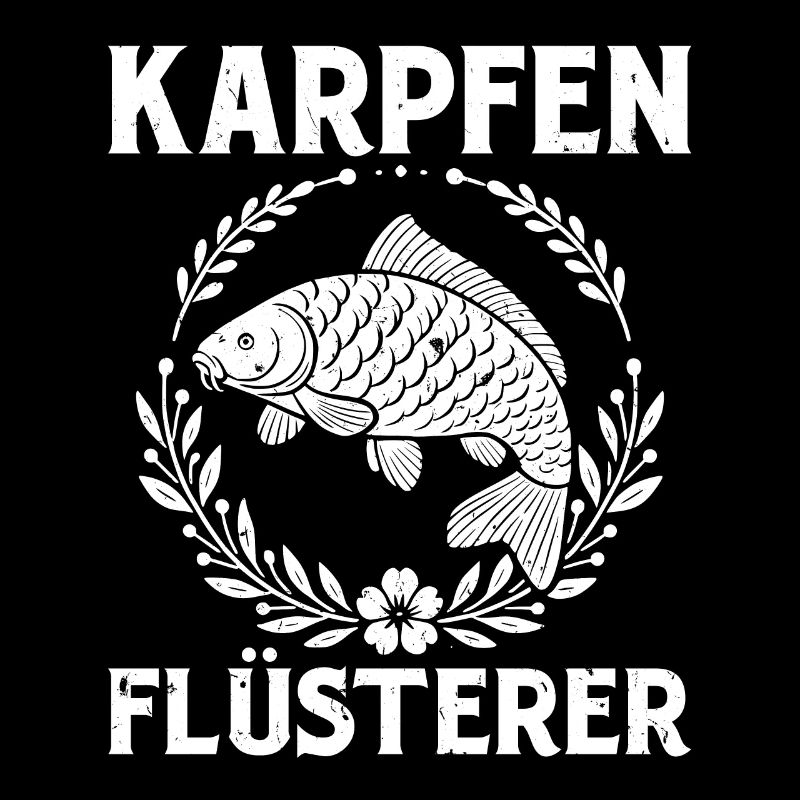 KARPFEN FLÜSTERER Lustiges Angler Geburtstags