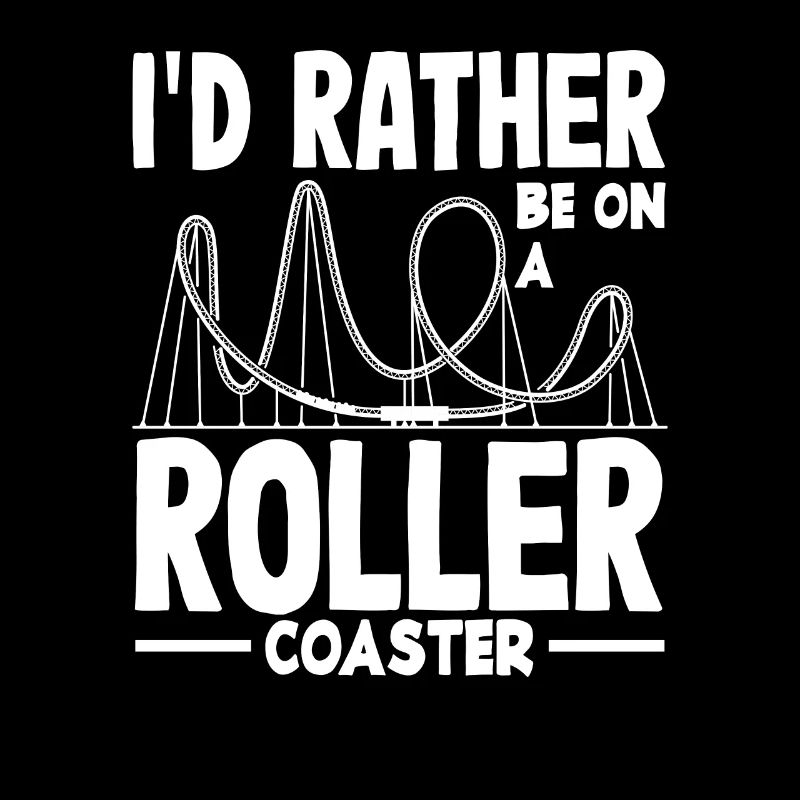Roller Coaster Lieber Auf Einer Achterbahn
