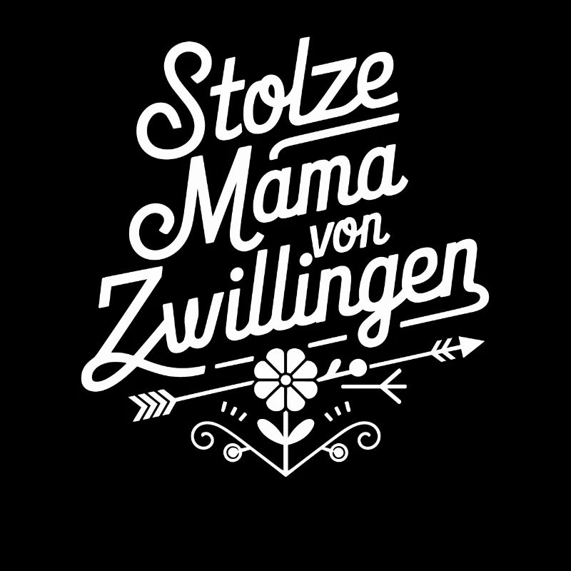 Zwillingsmama Zwillings Mutter Mama von Zwillingen