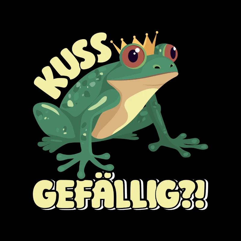 Froschkostüm Lustig KUSS GEFÄLLIG? Faschings
