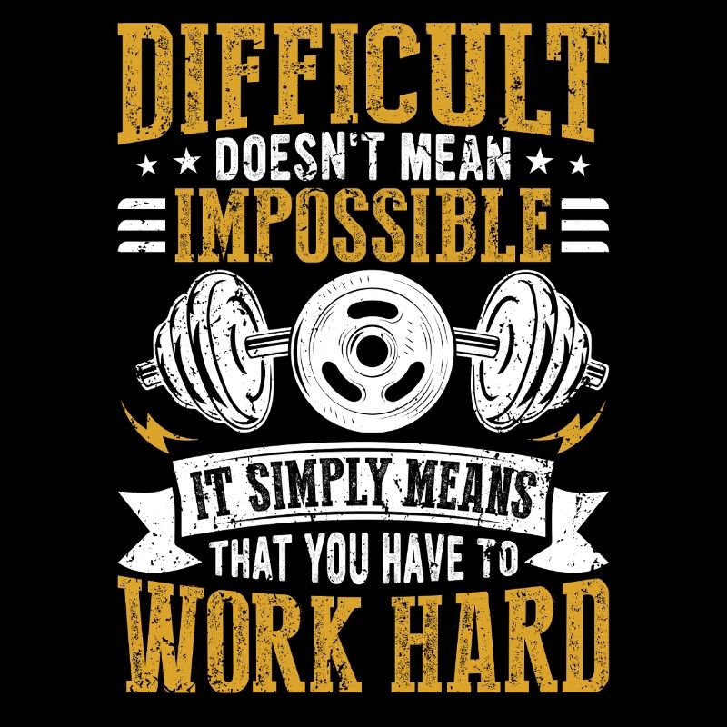 Hard doesn't mean impossible