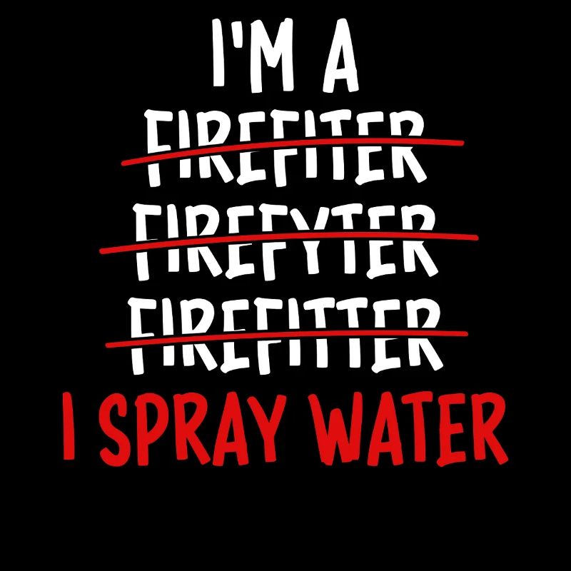 Funny Fire Brigade Design for Firefighters