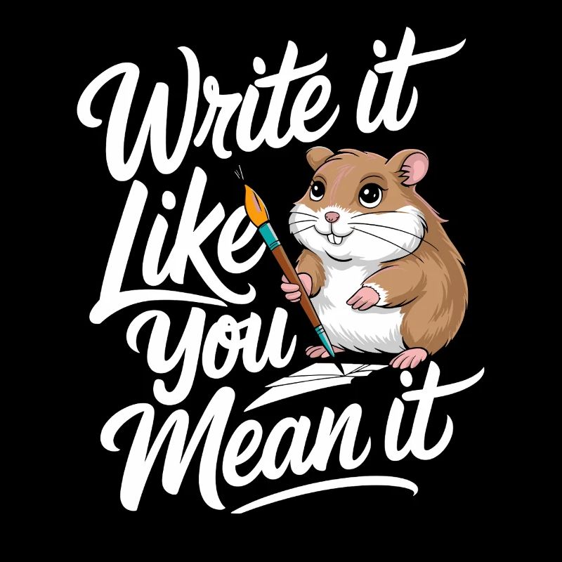 Écrivez comme vous le voulez hamster auteur