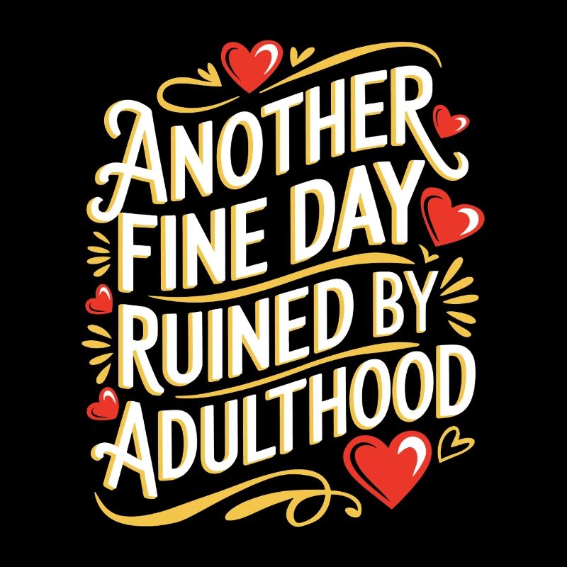 Ein weiterer schöner Tag, der durch Sarkasmus im Erwachsenenalter ruiniert wurde