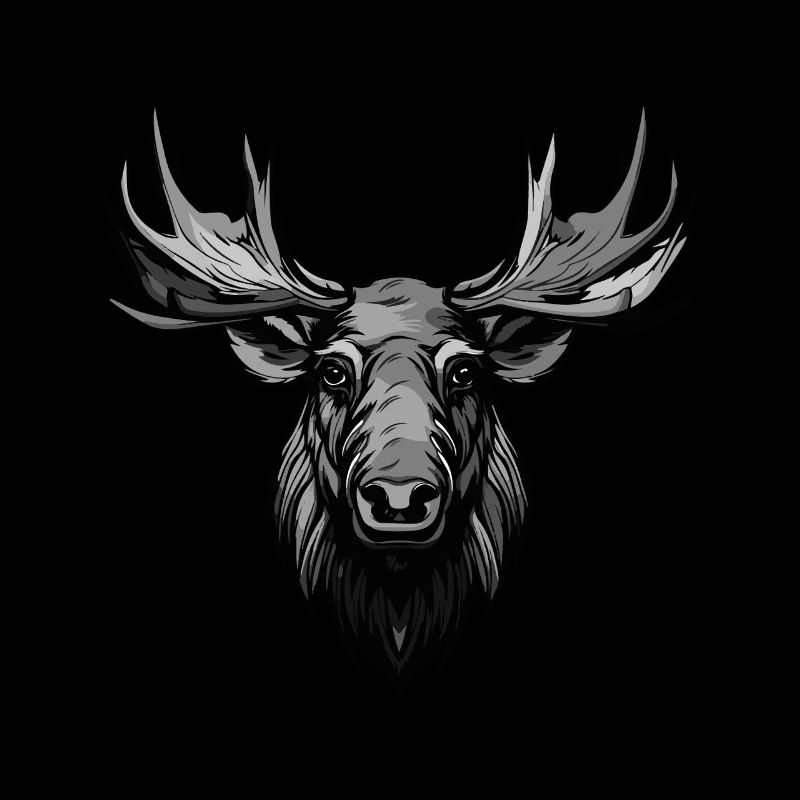 Moose Portrait