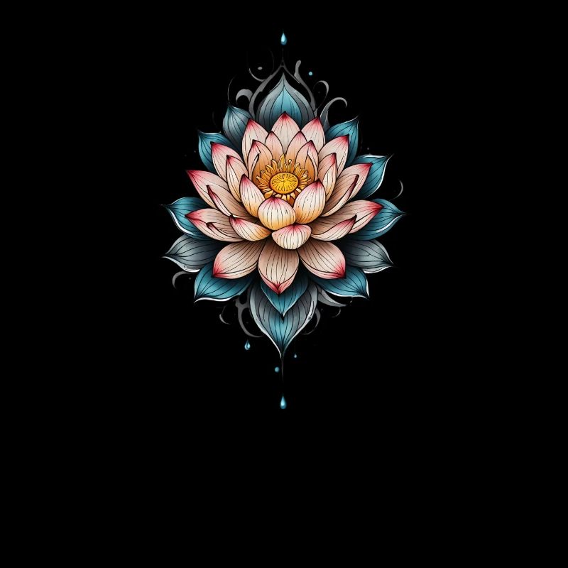Chérissez chaque instant Fleurs bleues