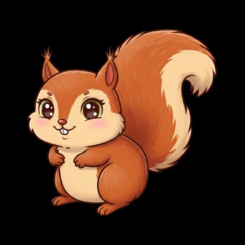 Tier Cartoon Eichhörnchen
