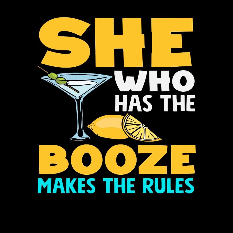 Bartender saying she makes the rules