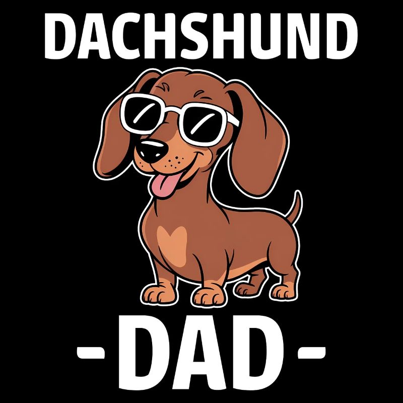 Dackel Spruch Dackel Papa Lustiges Dackel Geschenk