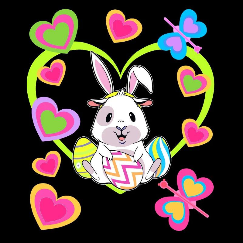Easter Easter Bunny Retro Bunnies Rabbit 80s Child