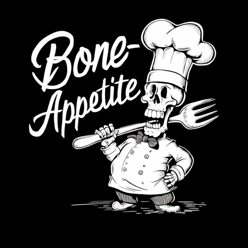 Bone Appetite Skeleton Chef