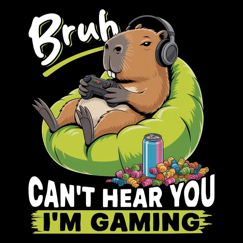 Capybara Gamer Gaming