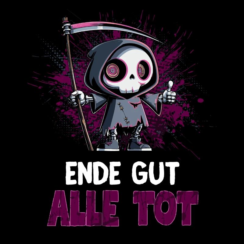 All's Dead – Black Grim Reaper Humor