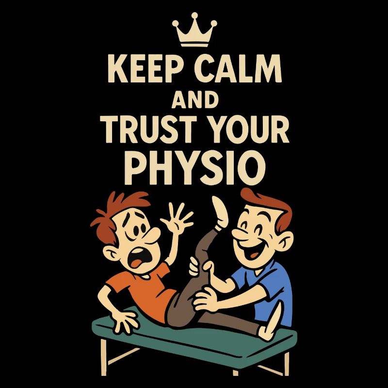 Physiotherapist Keep calm Trust