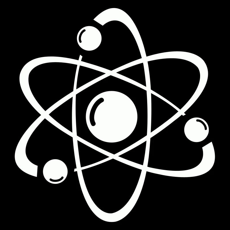 Atomic Model Line Art