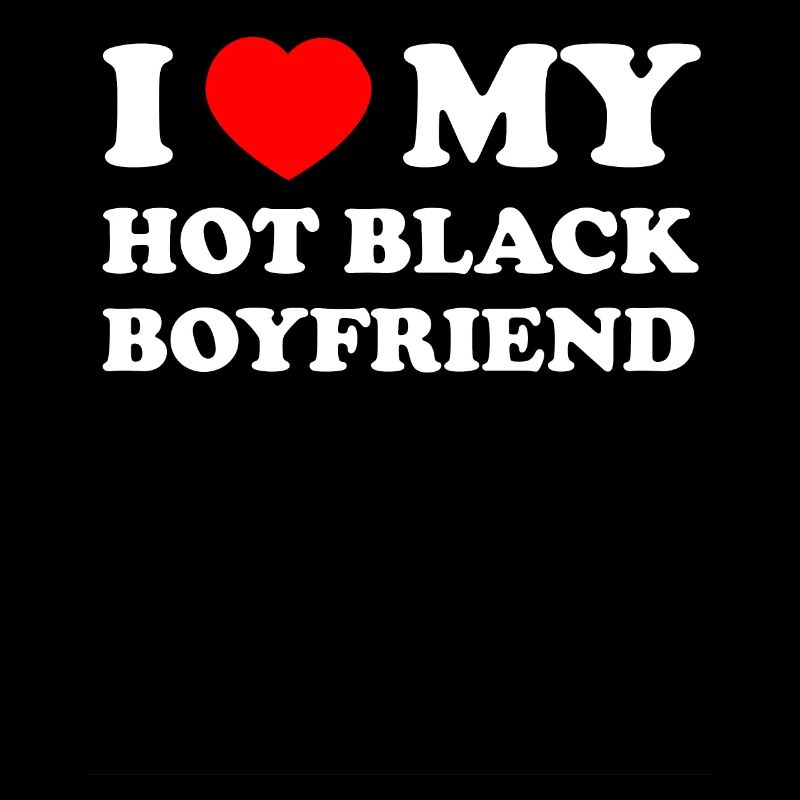 J’aime mon petit ami noir chaud