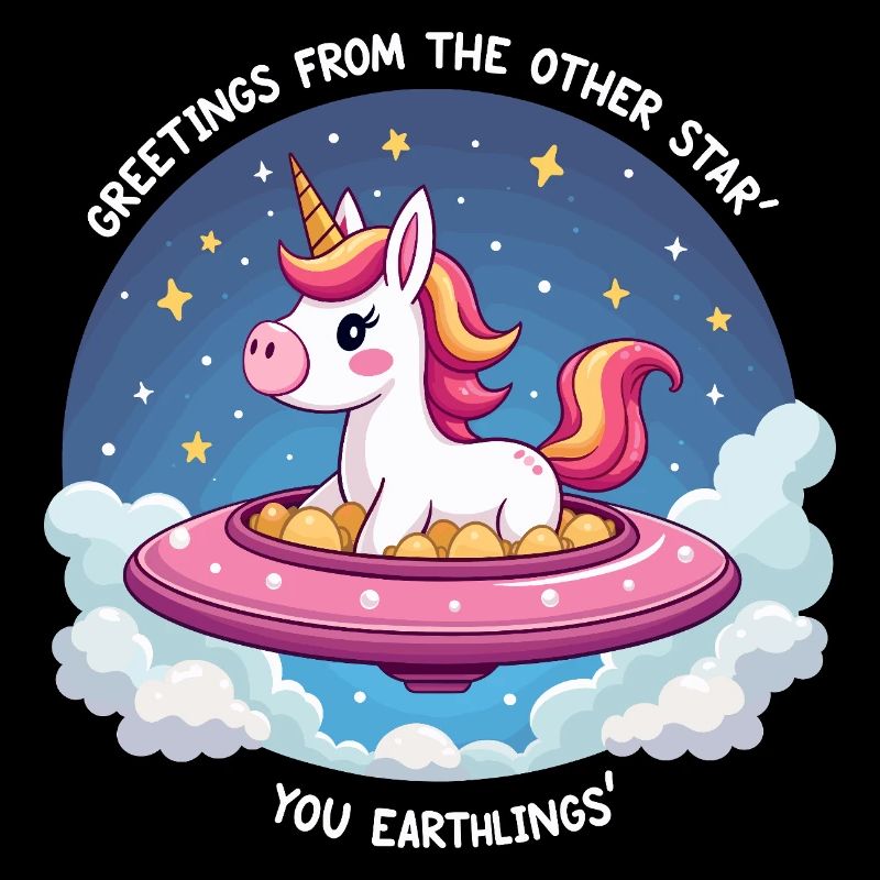 Licorne vue de l’espace