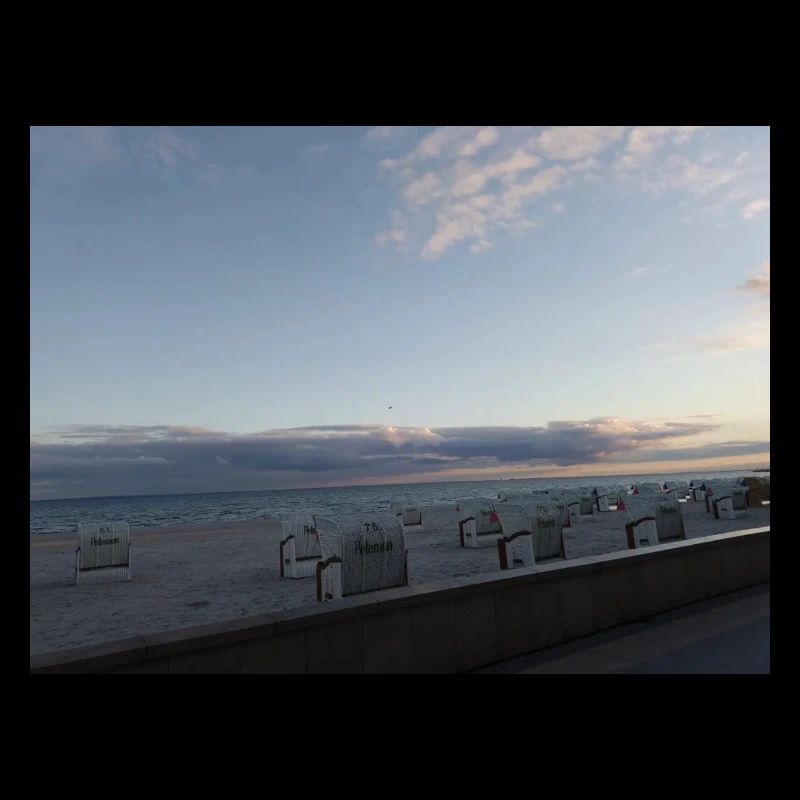 ostsee am abend