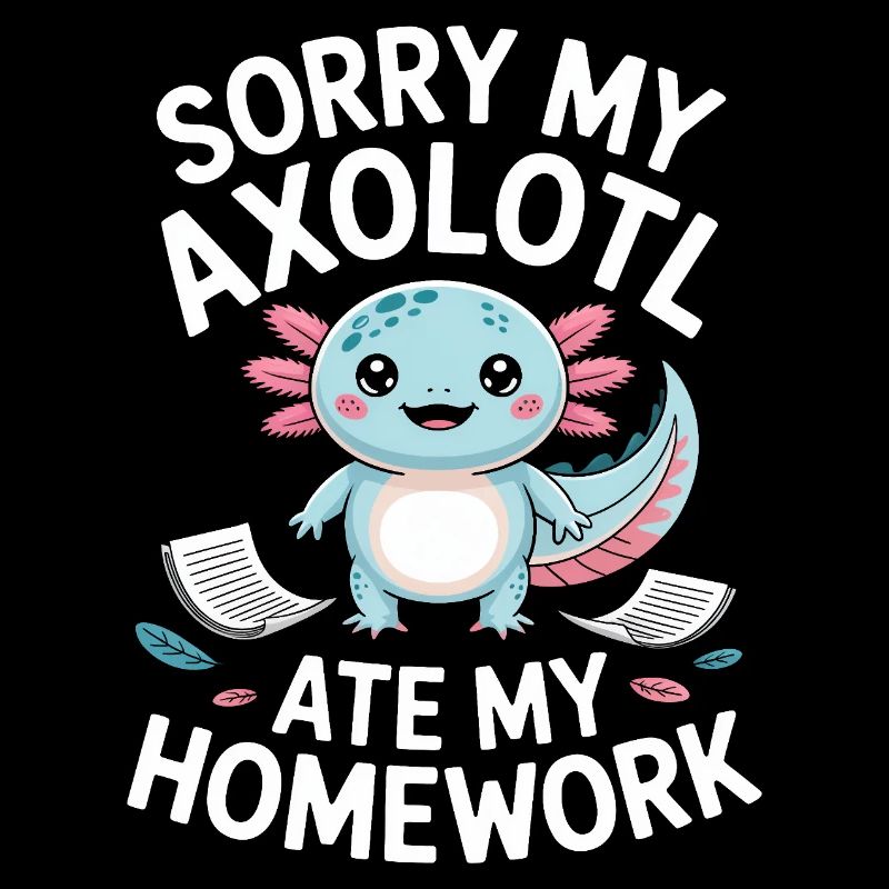 Excuse des devoirs d’Axolotl