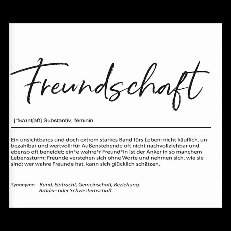 Freundschaft