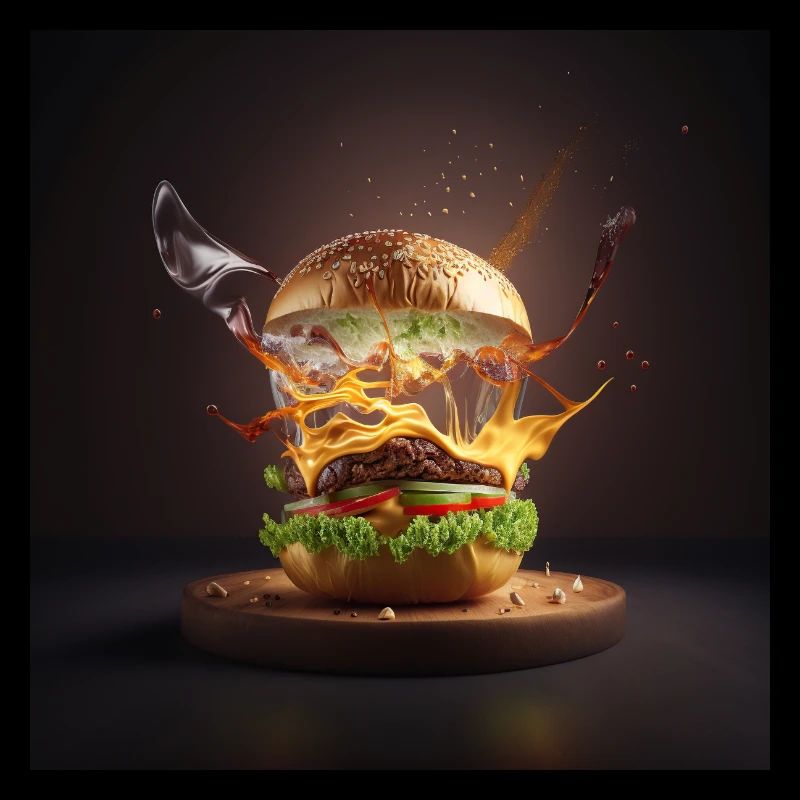 Burger Explosion - aussi juteux que possible