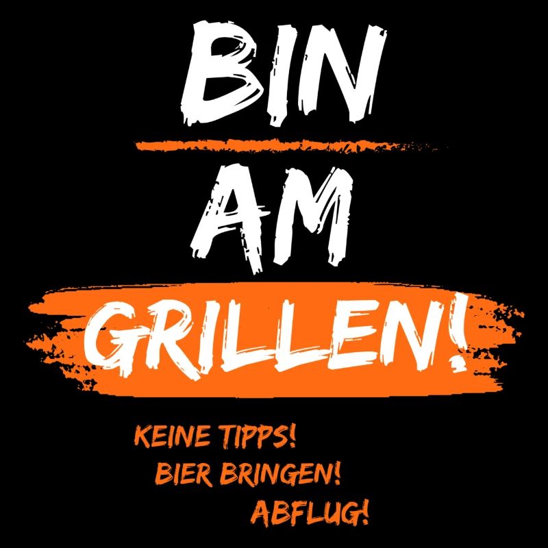 Bin am Grillen
