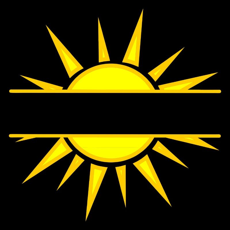 Bannière de texte Sunshine