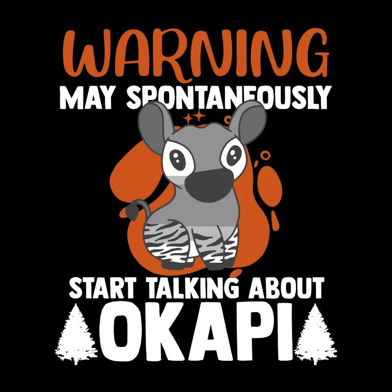 Okapi between forest and wilderness