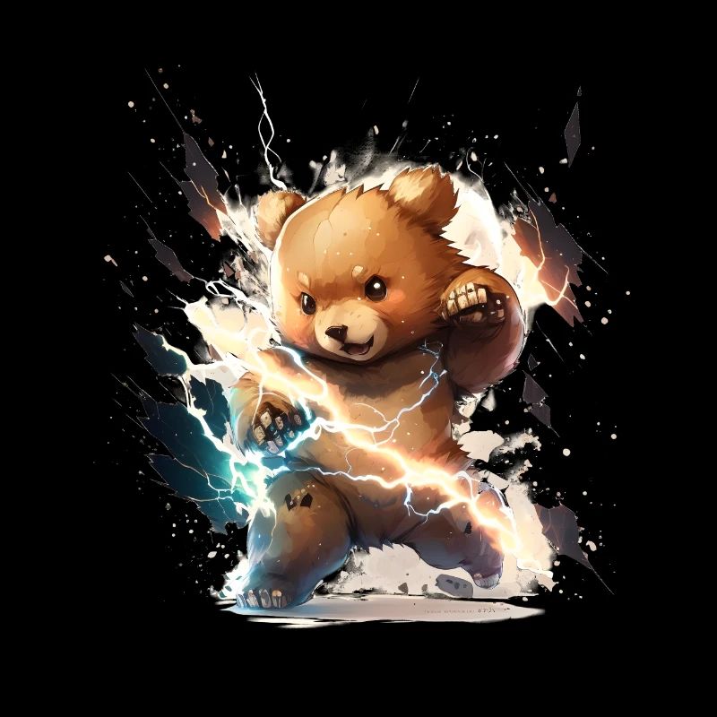 Blitzschlag-Teddy