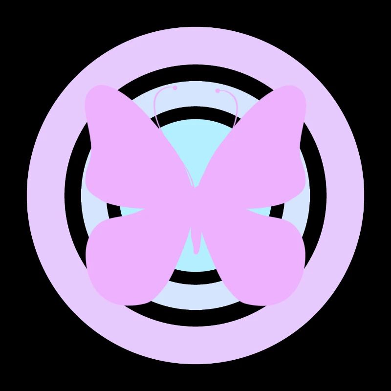 Papillon céleste violet