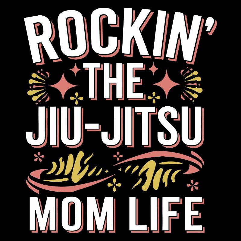 Un design cool pour les mamans de jiu-jitsu