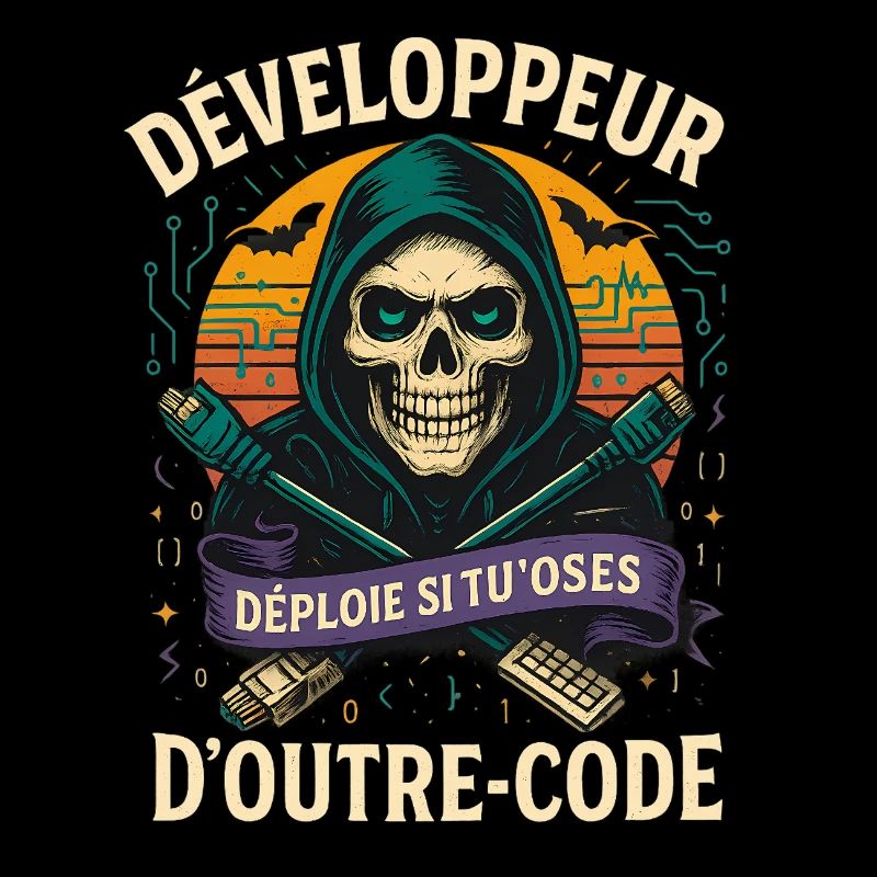 Web Developer - Halloween Skull