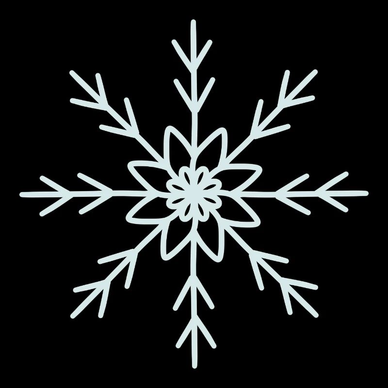 Elegant Snowflake Pattern Design