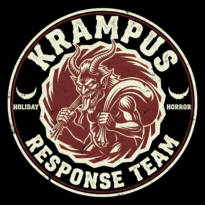 Équipe d’intervention Krampus Cryptide drôle Krampus