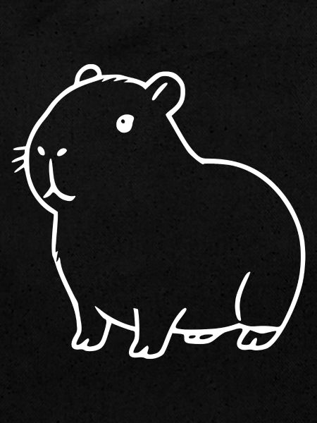 Capybara capybara blanc