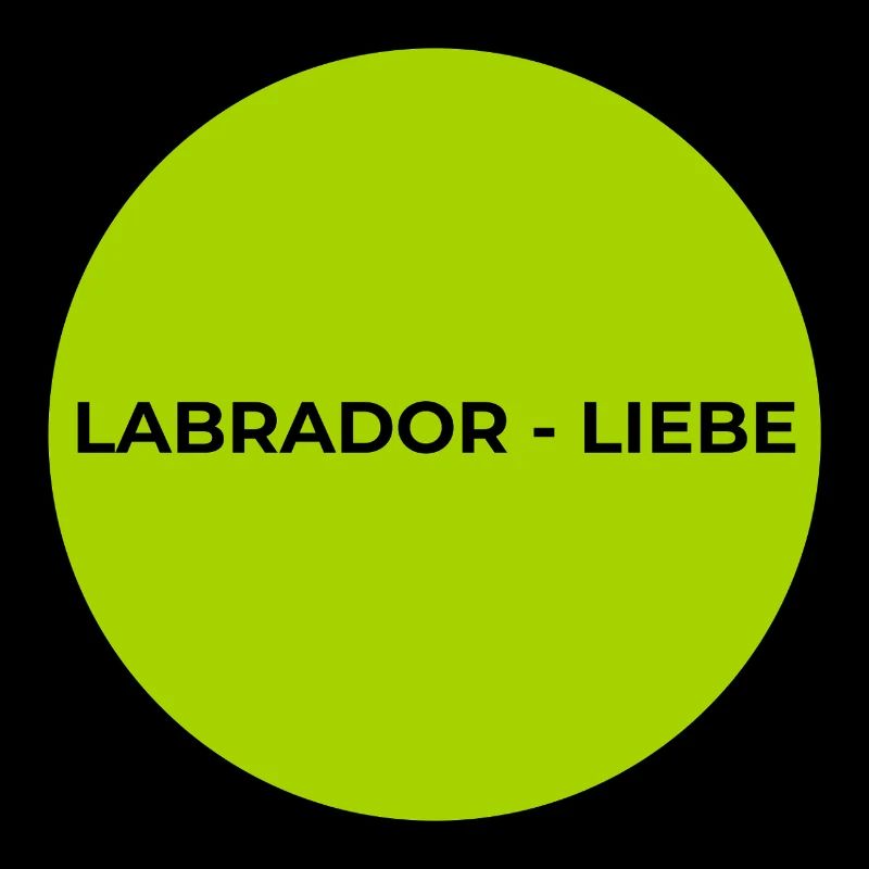 Labrador adore le cercle vert néon