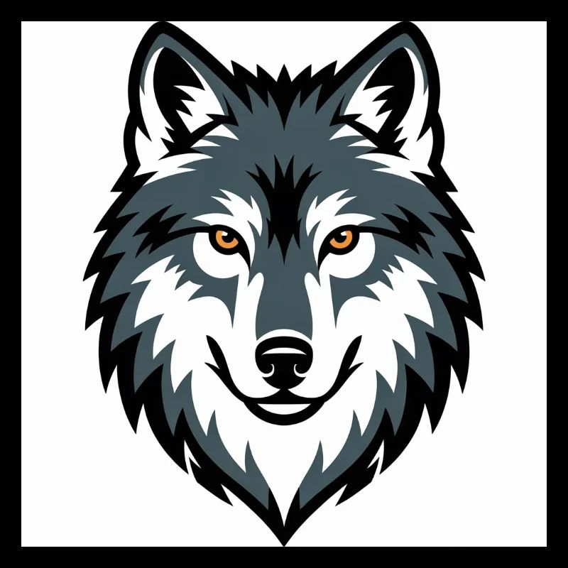 Wolf Graphic Emblem