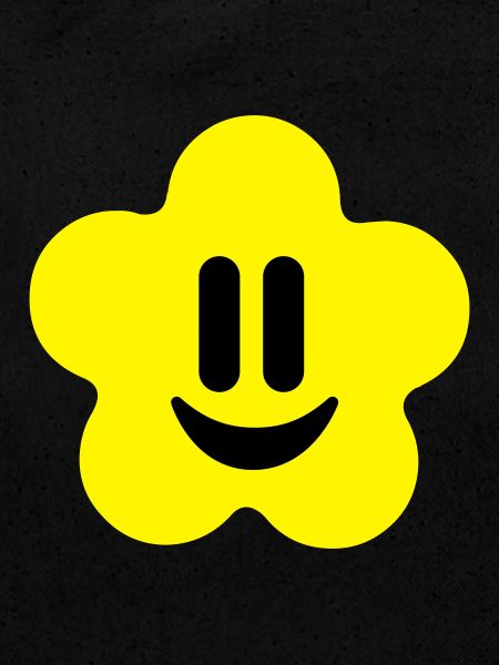 flower power smiley